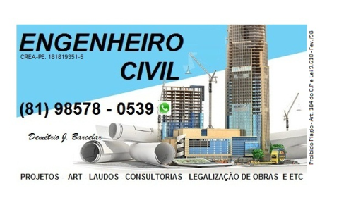 Engenheiro Civil - ART, Construções, reformas  e engenharia